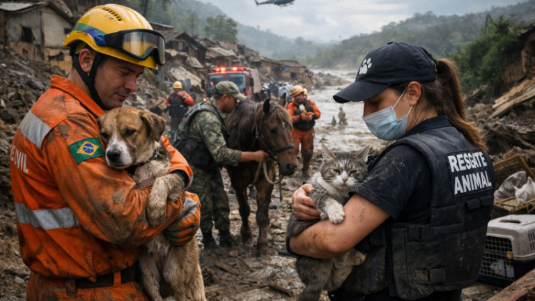 Política para Resgate de Animais em Desastres é Aprovada pelo Senado e Redefine a Proteção Animal no Brasil