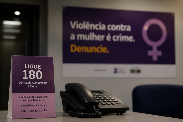 Congresso aprova reforço à divulgação do Ligue 180: como a medida pode ampliar o acesso à proteção das mulheres